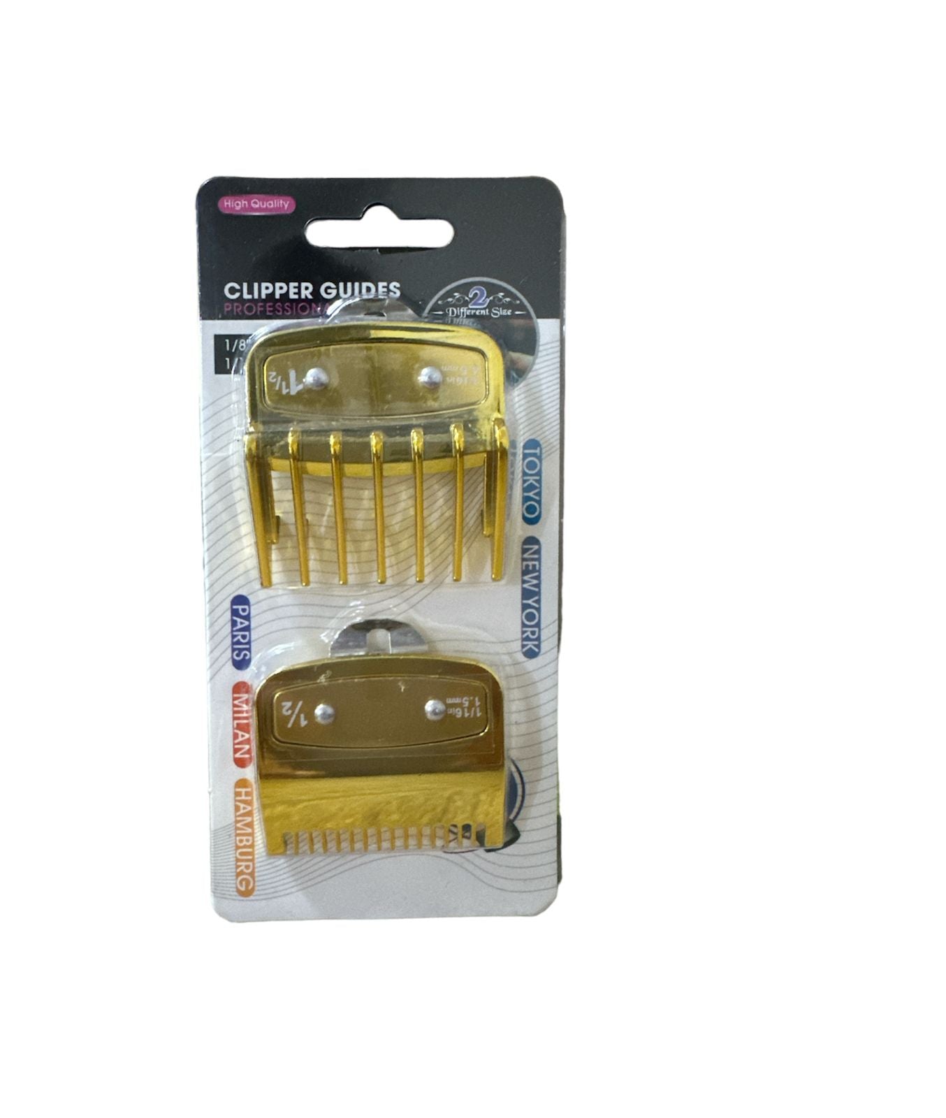 2 Peines De Corte Para Maquinas Color Dorado