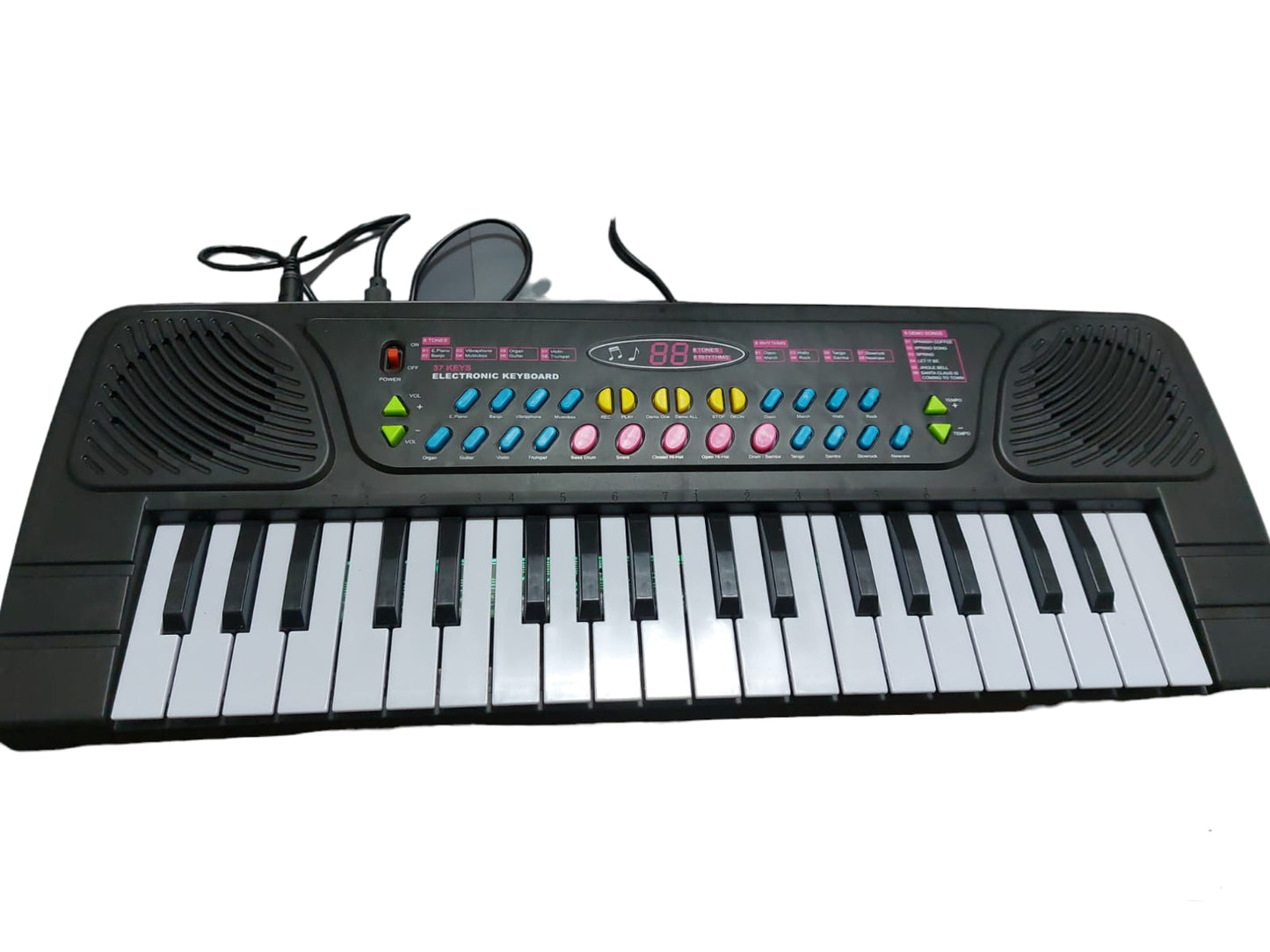 Piano Musical Con Micrófono Para Niños