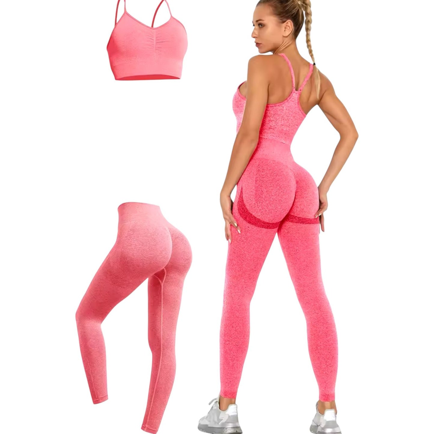 Conjunto Deportivos Calza + Top Peto Levanta Cola STANDAR