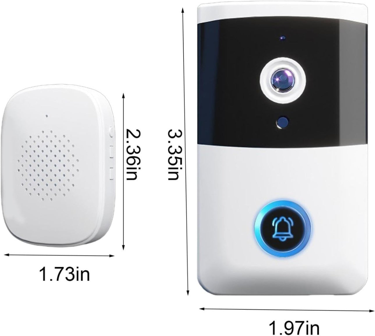 Timbre Ccámara Inalámbrica Inteligente Recargable I5