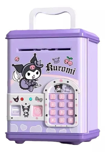 Alcancía De Ahorro Electrónica Sonido Huella Y Contraseña