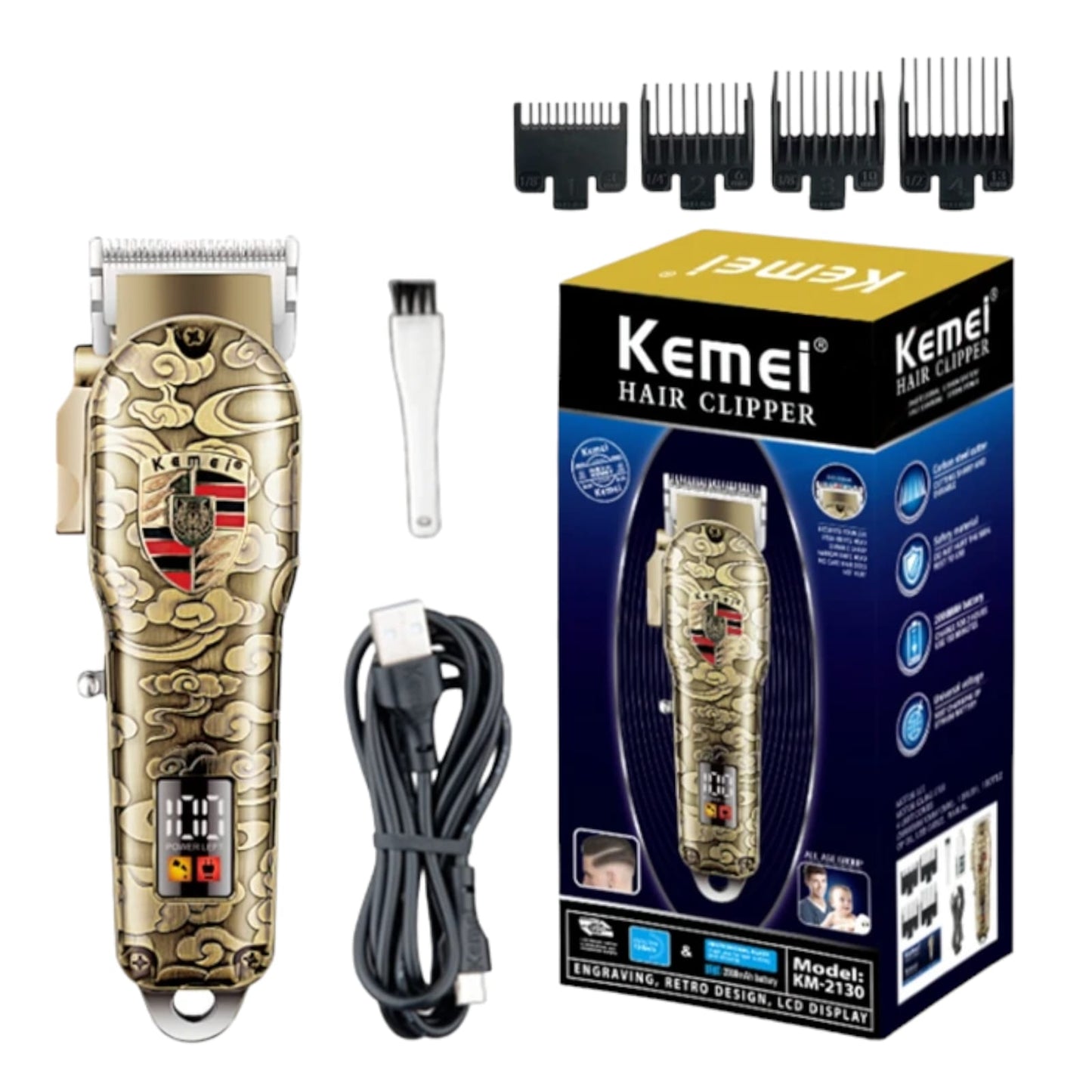 Cortadora de Pelo Profesional Kemei 2130
