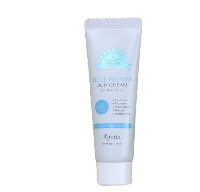 Protector Solar Coreano Esfolio Blue Flower Sfp 50 Pa