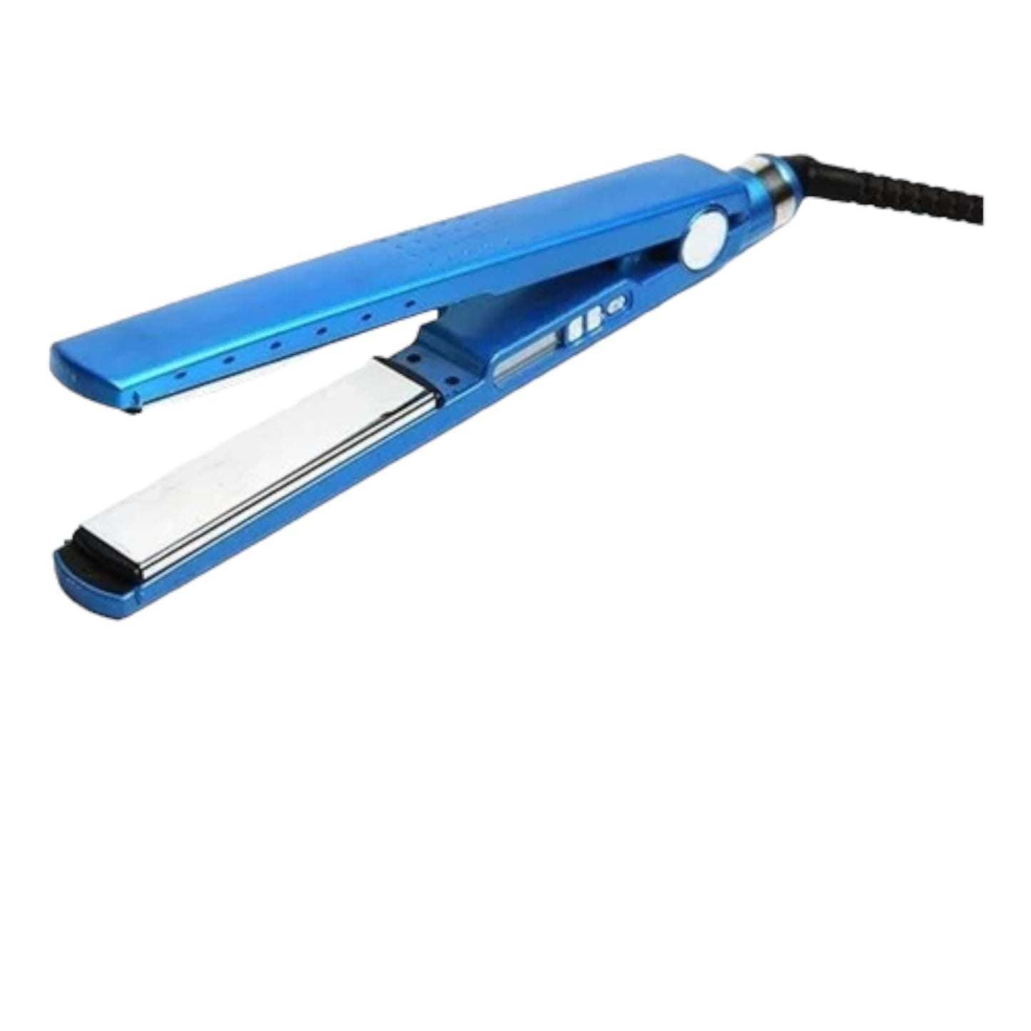 Plancha Alisadora Profesional De Pelo Nano Titanio 450° F Color Celeste