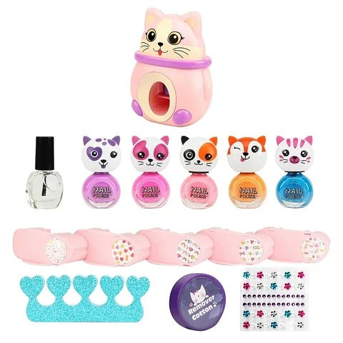 Set de Manicure Estampado de Uñas Para Niñas
