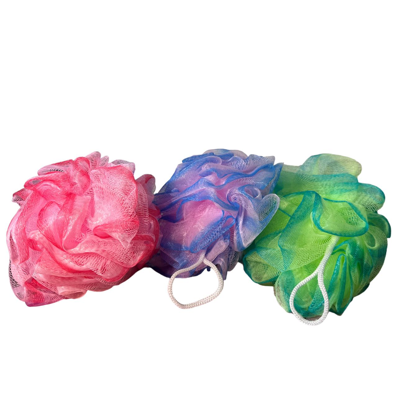 Pack de 3 Esponjas Exfoliantes Para ducha