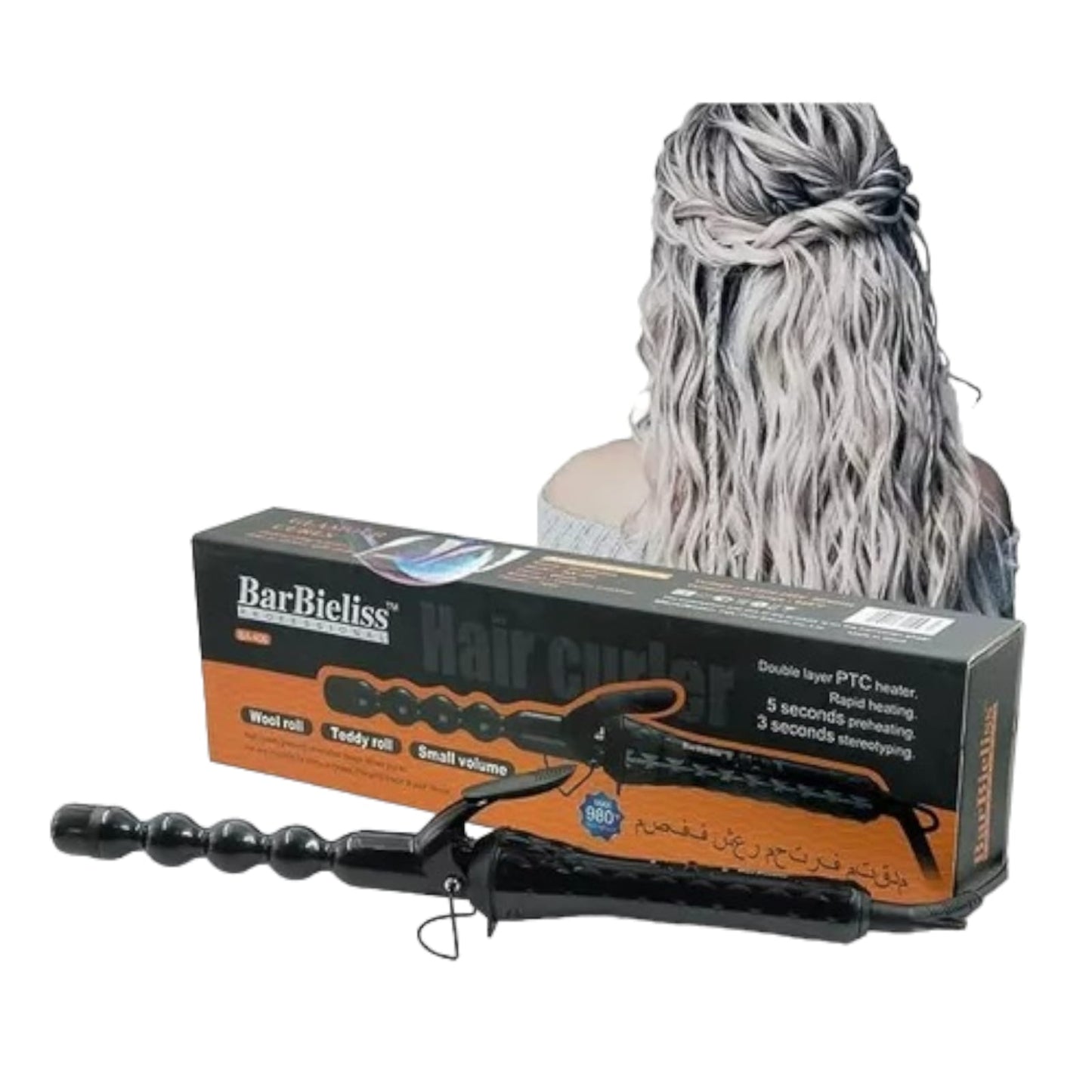 Ondulador Barbieliss Ba-406 Rizadora Buclera De Pelo 70w