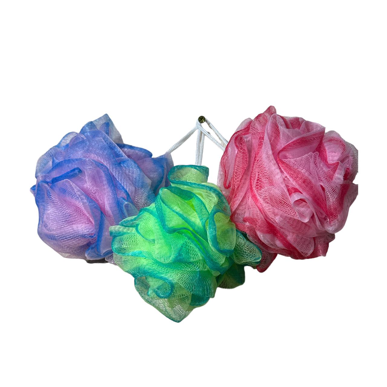 Pack de 3 Esponjas Exfoliantes Para ducha