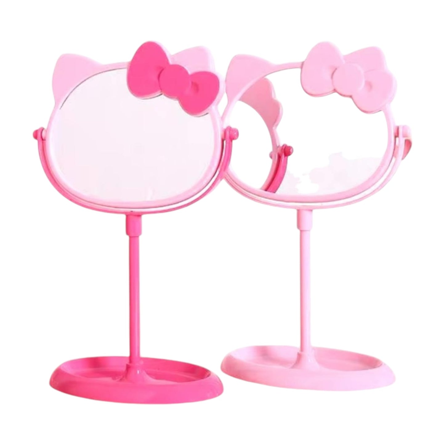 Espejo De Tocador De Hello Kitty Kawaii Niñas Doble Cara