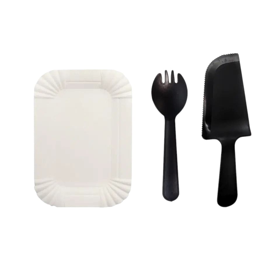 Juego De Platos Y Cubiertos De Cumpleaños 13pcs