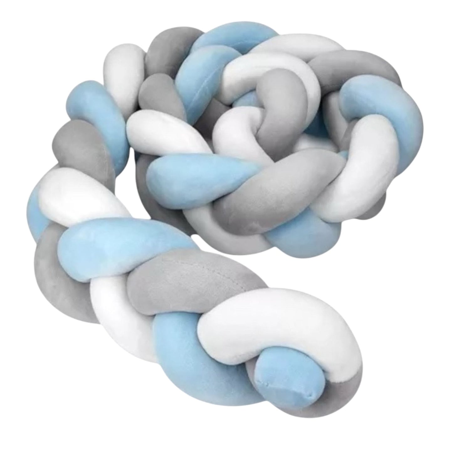 Trenza Cojín Seguridad Para Cuna Protección 3 Metros