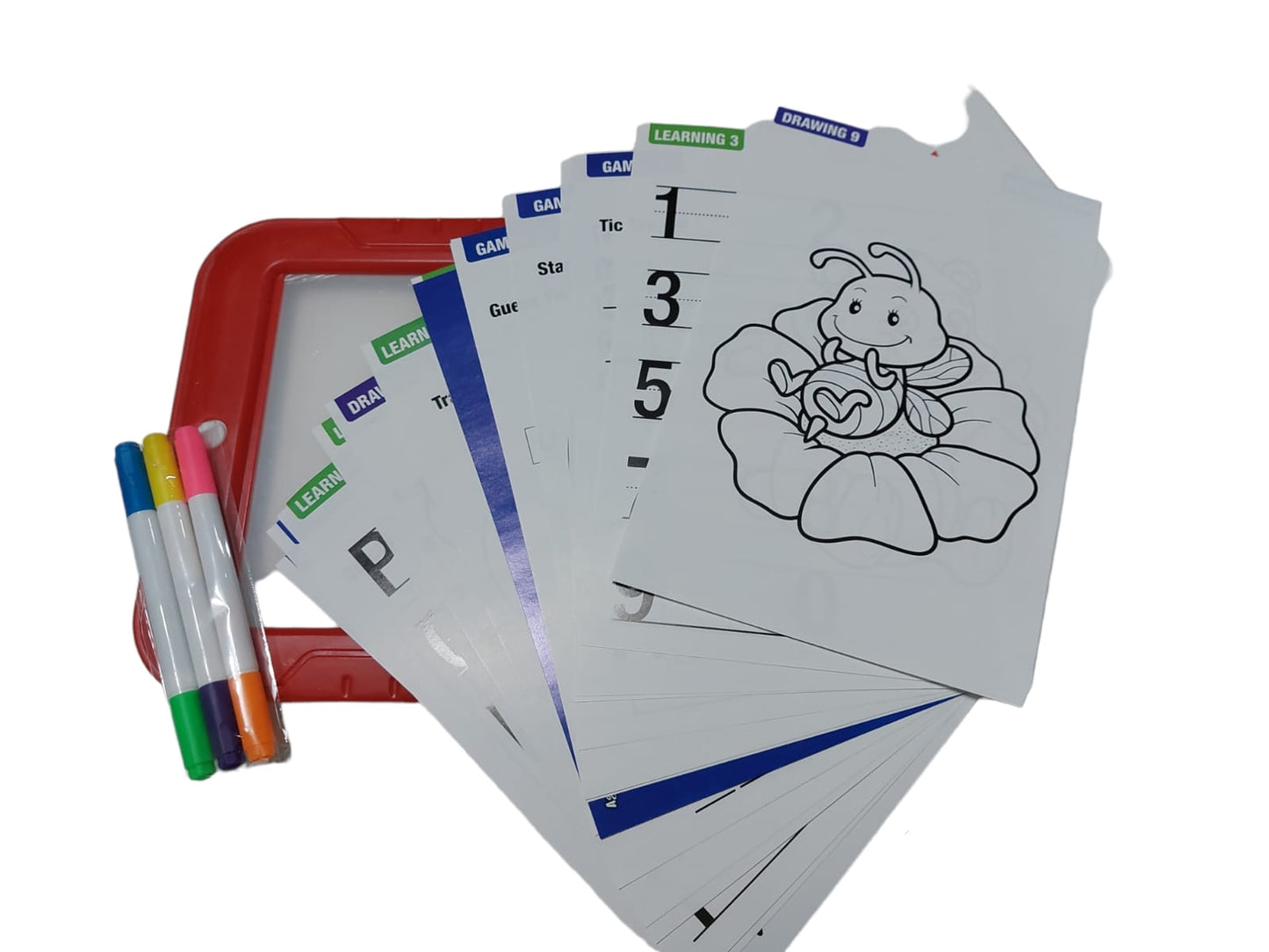 Pizarra De Dibujo Mágica Led Para Niños Con Plantillas