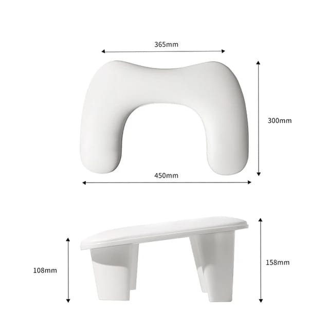 Posa Mano Apoya Brazo Almohadilla Manicure Cuero