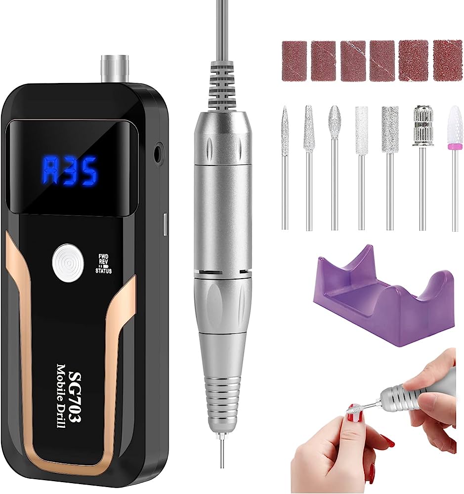 Taladro De Uñas Portátil Profesional de 35000 RPM