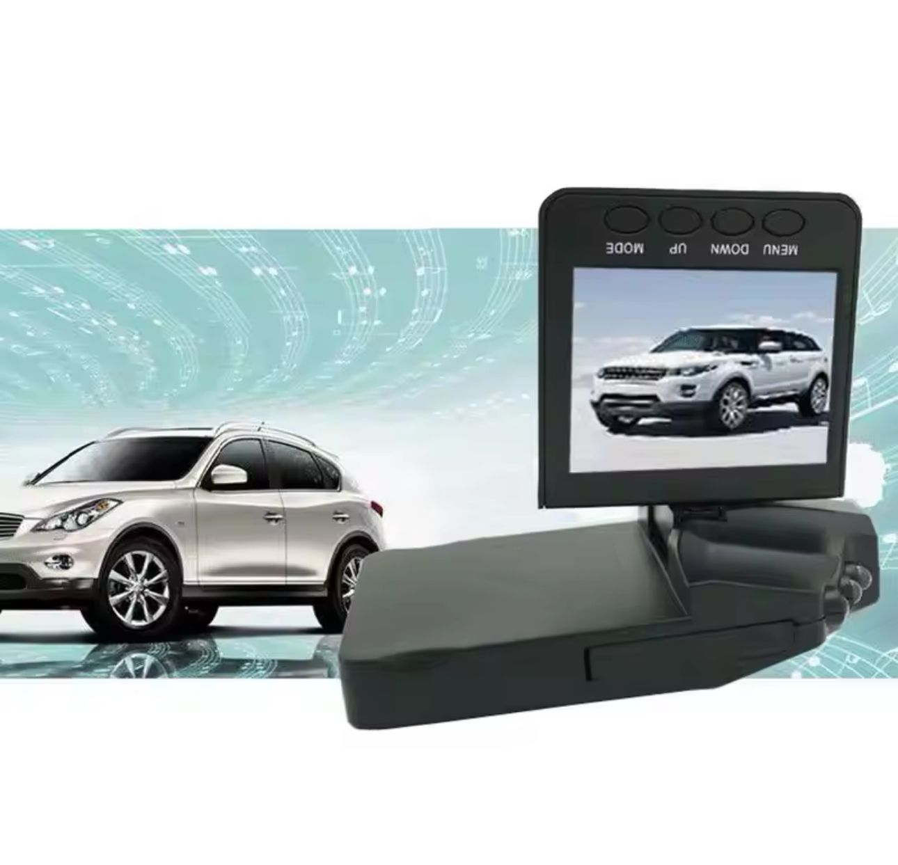 Frontal Cámara Seguridad Auto Pantalla 2.5in Dvr Full Hd1080 JE-198