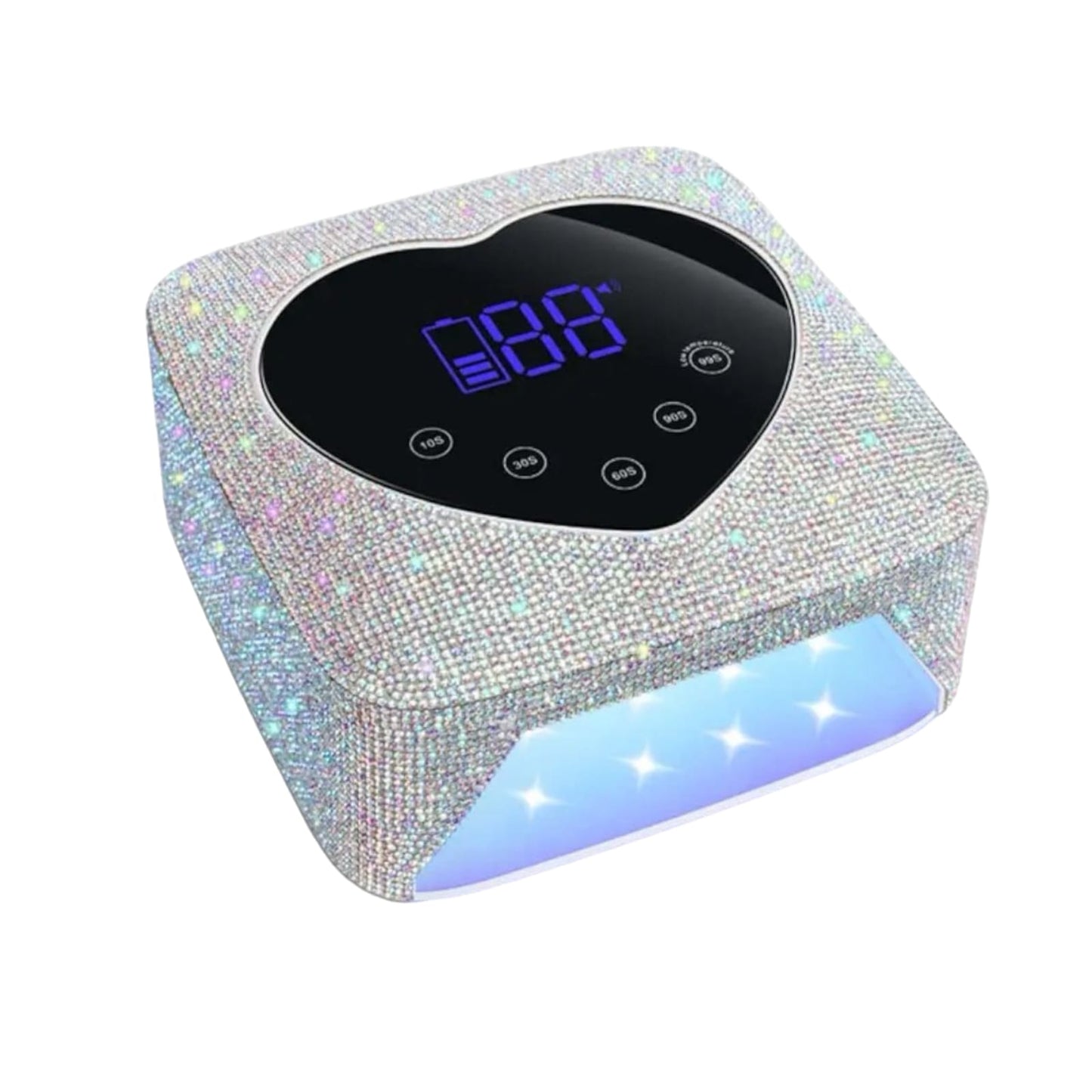 Lampara De Uñas Led Uv Recargable Inalámbrica De 72w