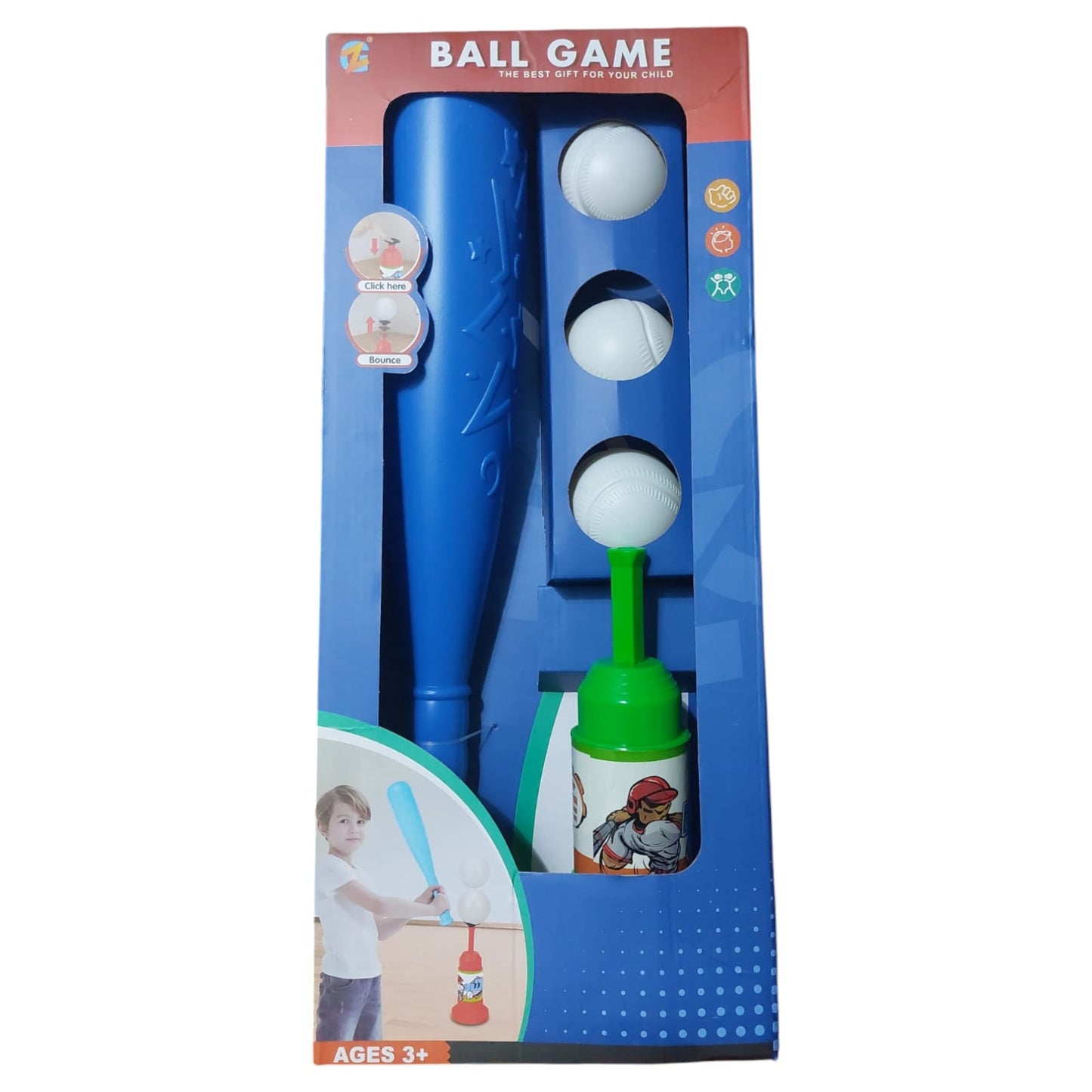 Set Juego de Beisbol Para Niños con Lanzador de Pelotas