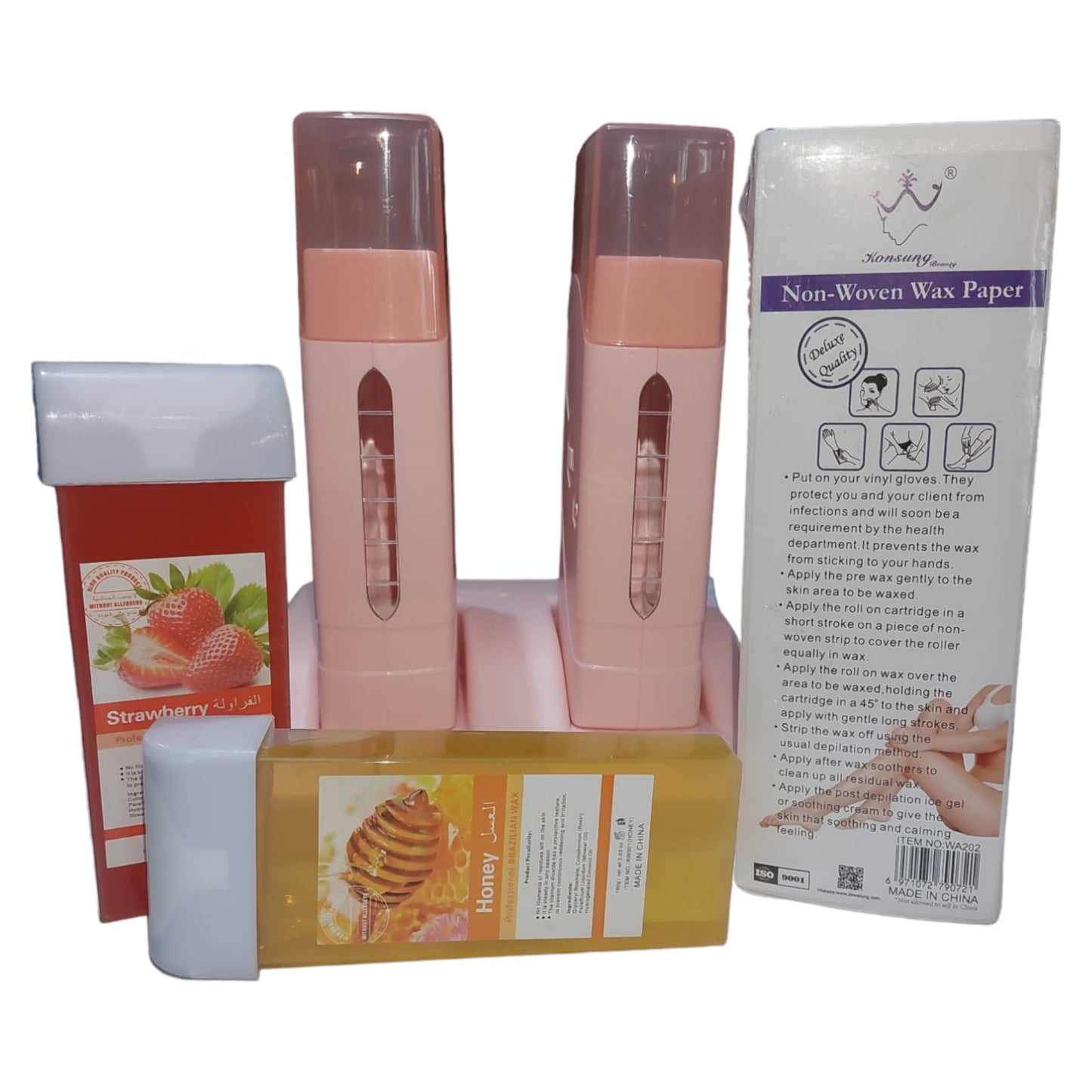 Pack Maquina Roll-on + 2 Barras de Cera + 100 Bandas