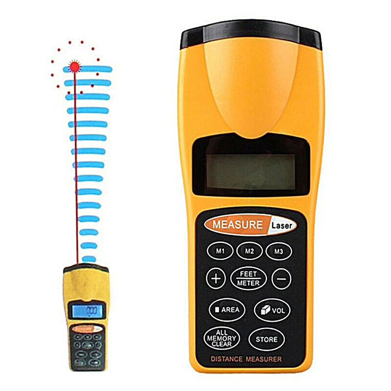 Medidor De Distancia Con Puntero Laser