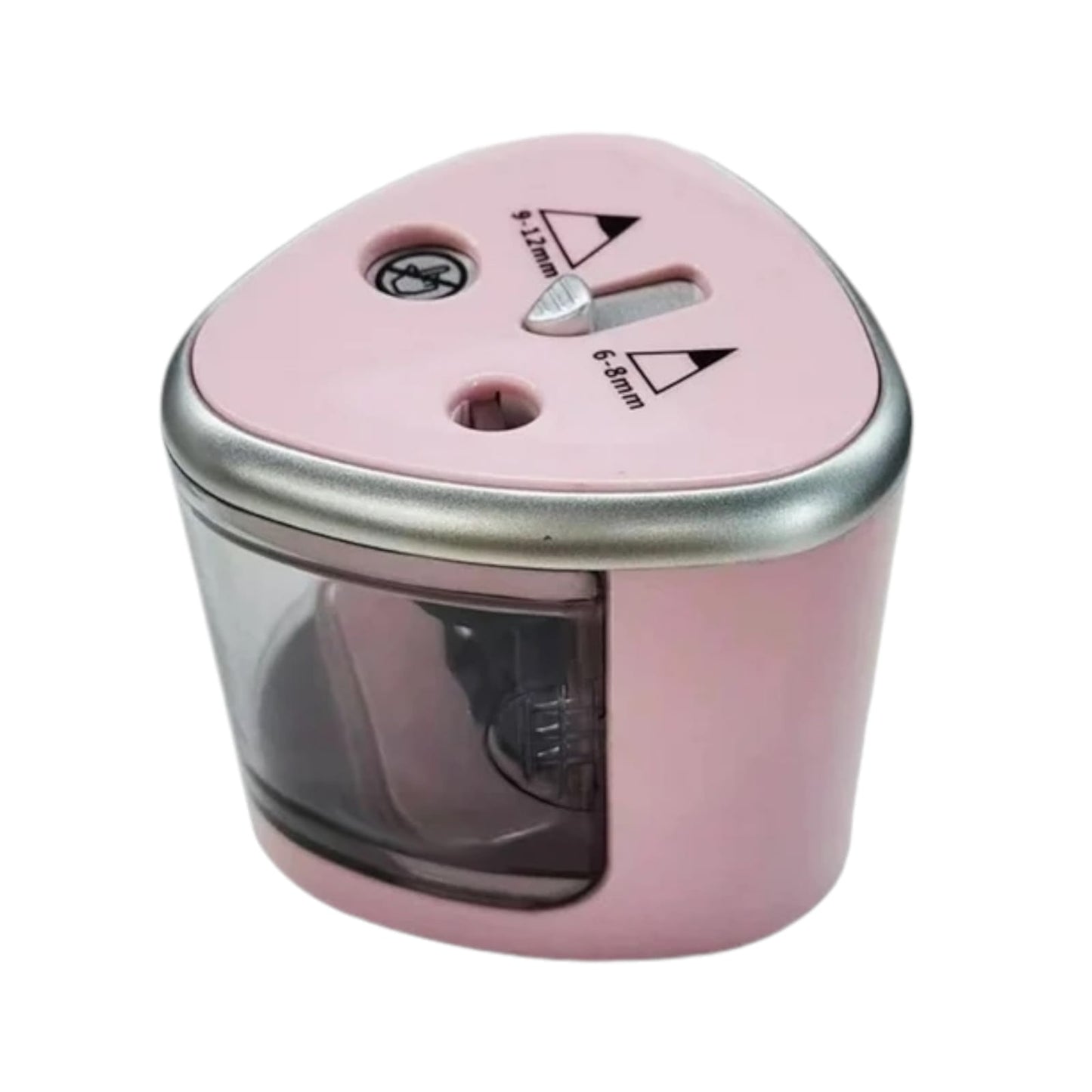 Sacapuntas Eléctrico De Doble Batería Para Lápices ROSA