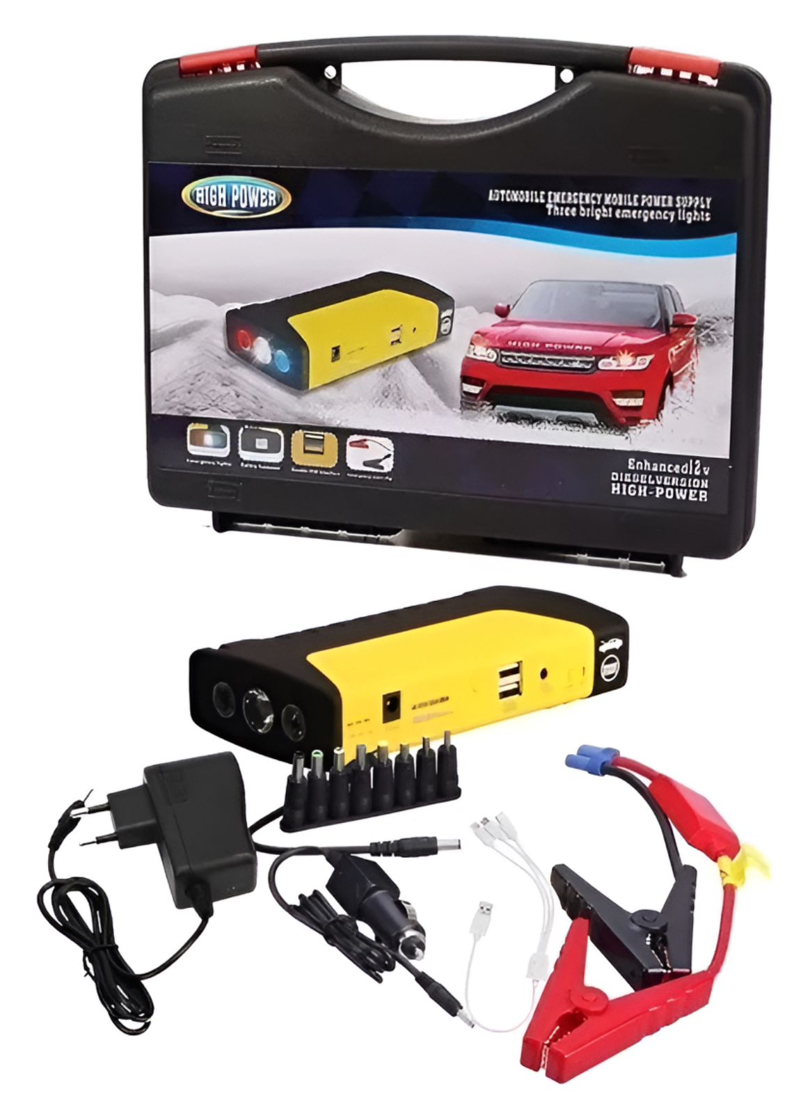 Partidor Cargador Powerbank Bateria Auto