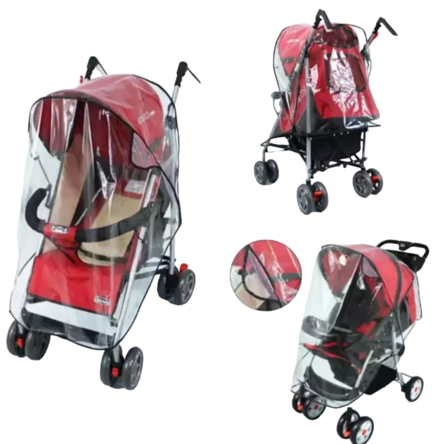 Cobertor Funda Cubre Coche Para Bebe Transparente Universal