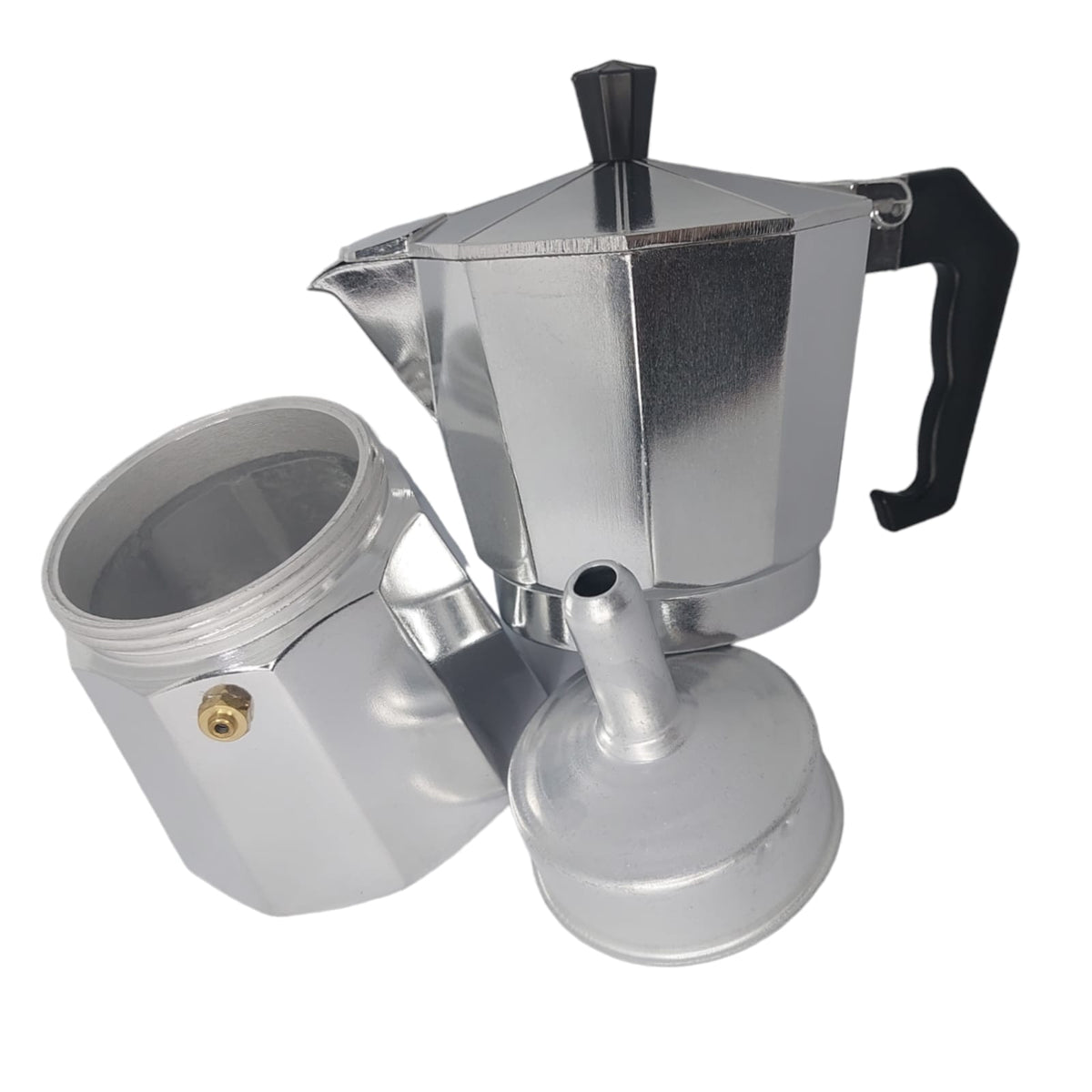 Cafetera Italiana Acero Inoxidable 6 Tazas – Multitienda Las Valentina's.CL