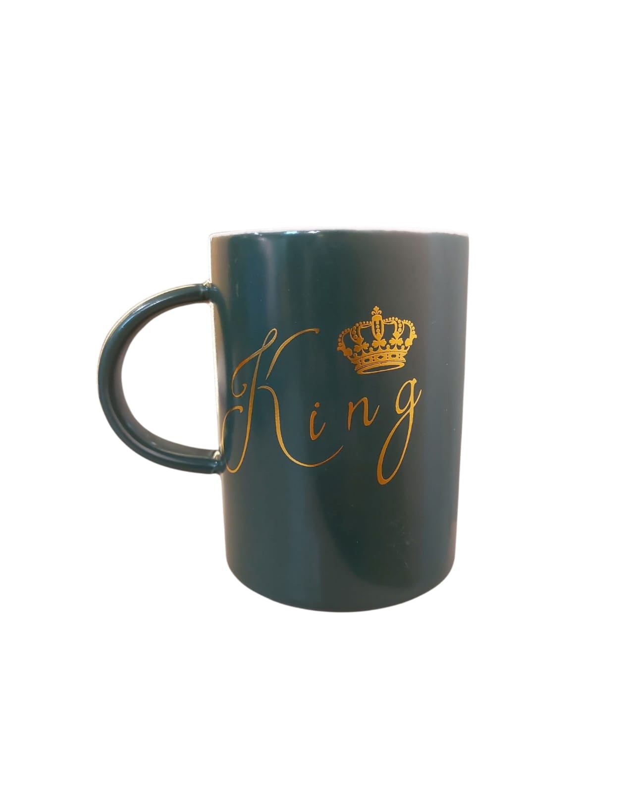 Juego De Tazas Con Base Decorativa King & Queen