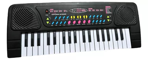 Piano Musical Con Micrófono Para Niños