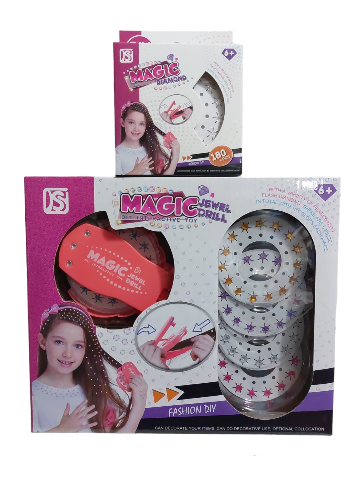 PACK DE MÁQUINA PARA BRILLOS EN EL CABELLO MAS 255 REPUESTOS