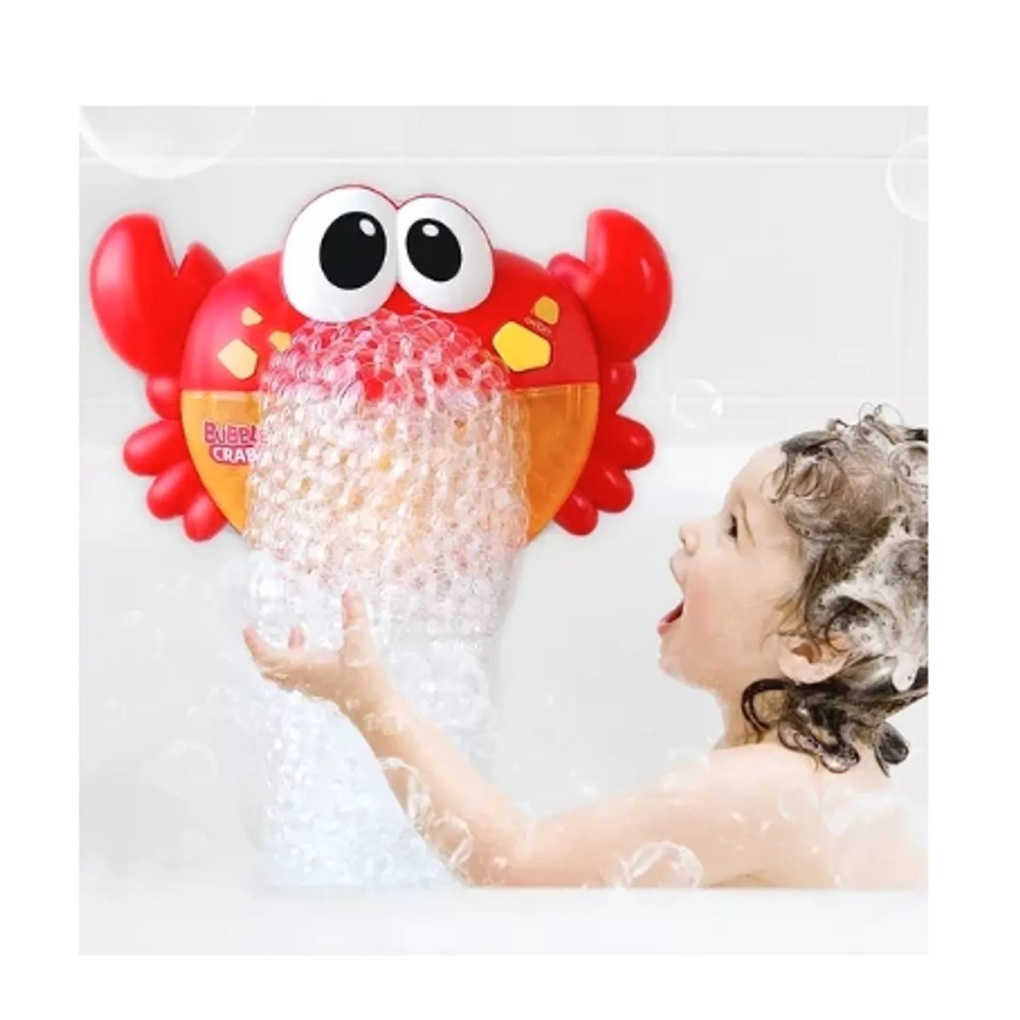 Cangrejo de Burbujas Para Tina Baño de Niños