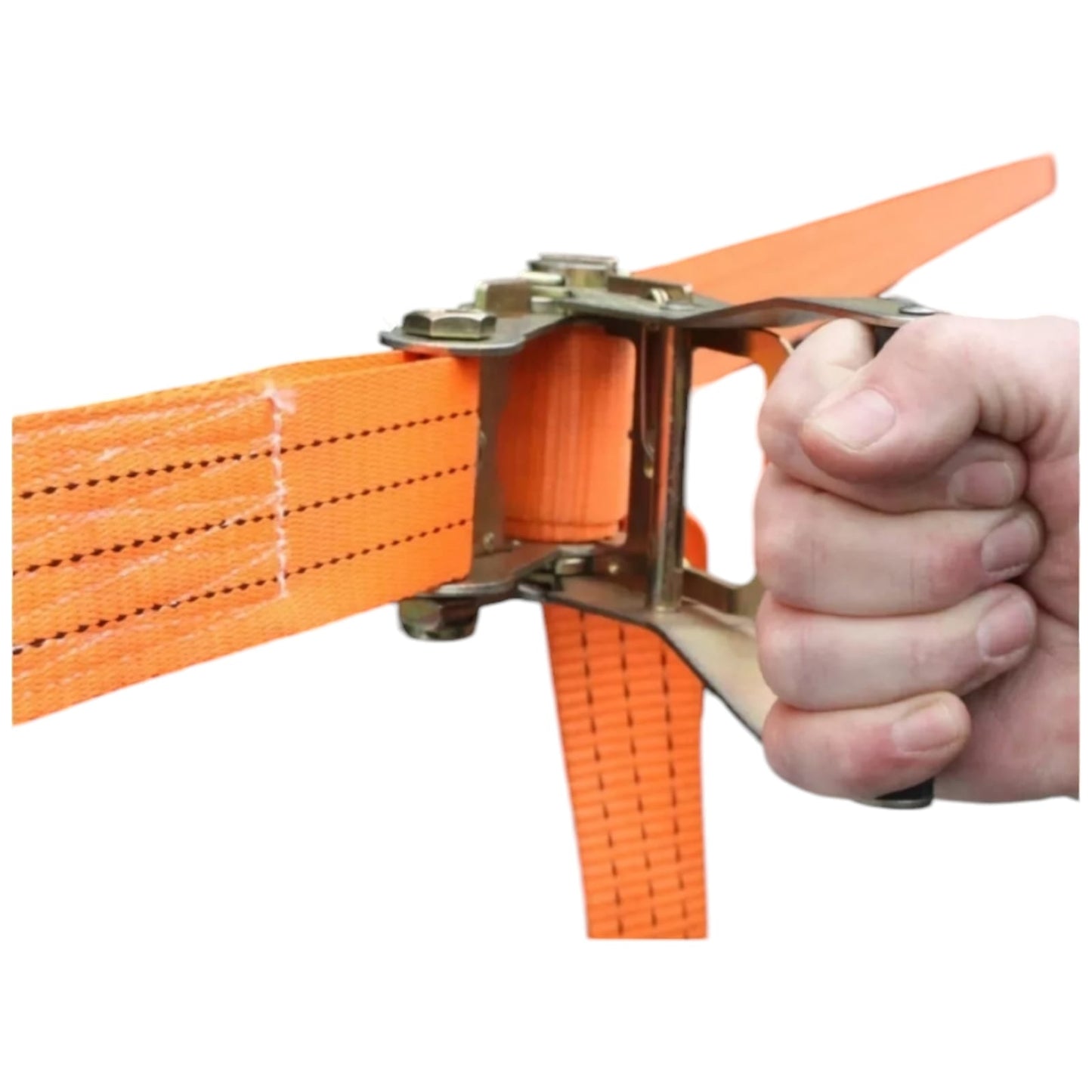 Juego 2 Eslingas Cinta De Amarre Con Ratchet 1puLG X 15ft