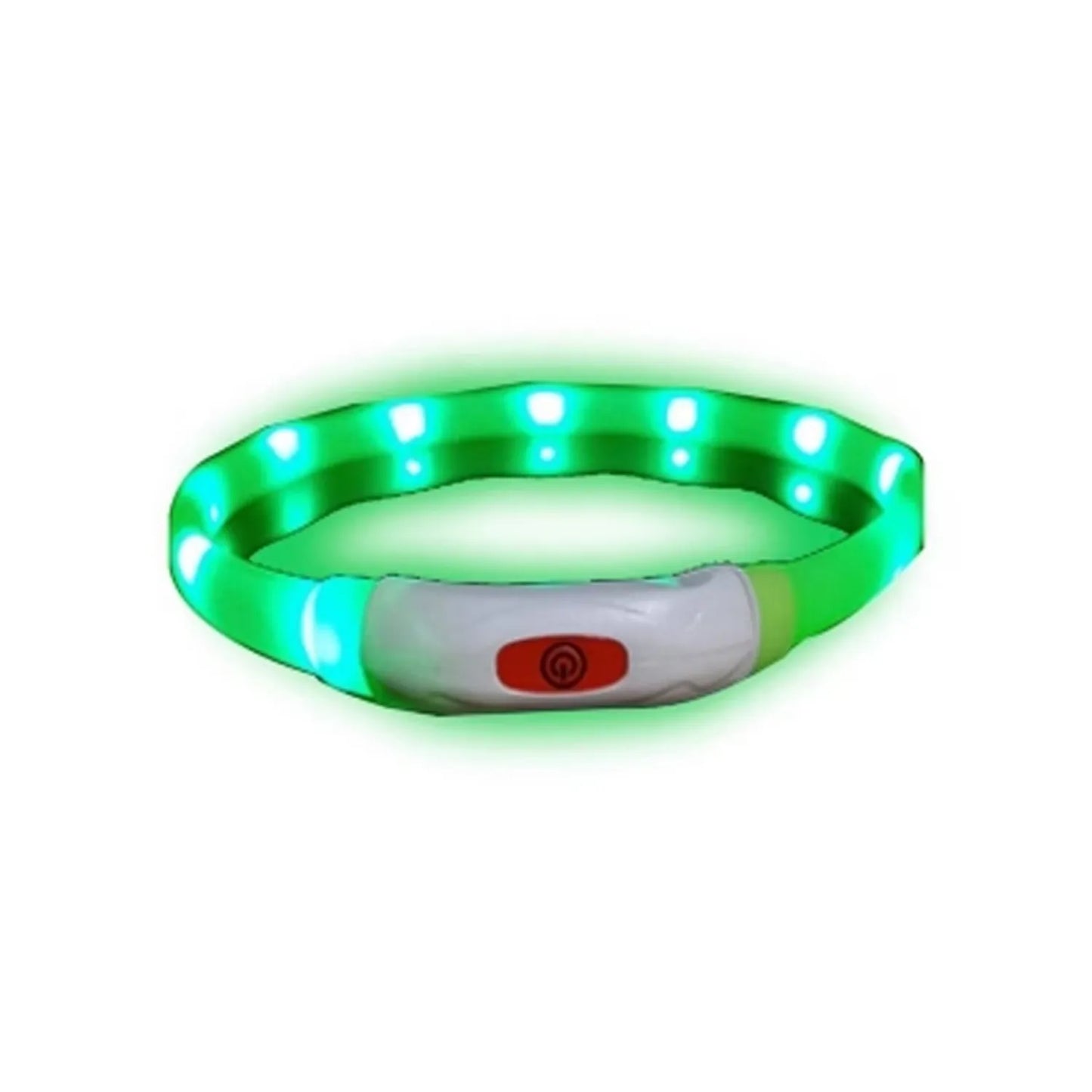 Collar Para Perro Luz Led Luminoso 70 Cm Carga Usb