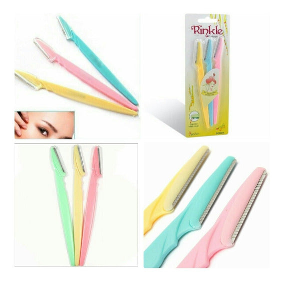 Pack De 3 Navaja De Afeitar Para Cejas