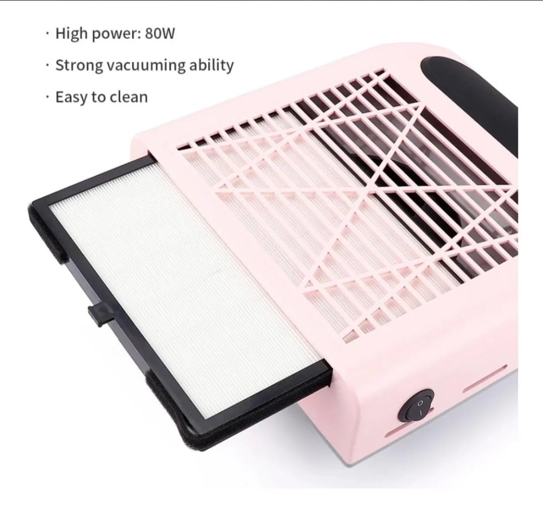 Extractor Profesional De Polvo De Uñas Acrílicas 80w