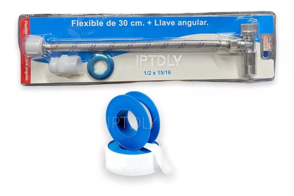 Kit Llave Angular Flexible 30mm