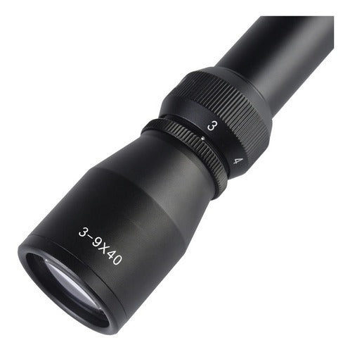 Telescopica Mira Iluminada 3-9x40 Riel 11mm