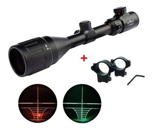 Telescopica Mira Iluminada 3-9x40 Riel 11mm