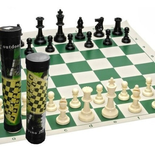 Tablero de Ajedrez Enrollable De 30cm X 30cm