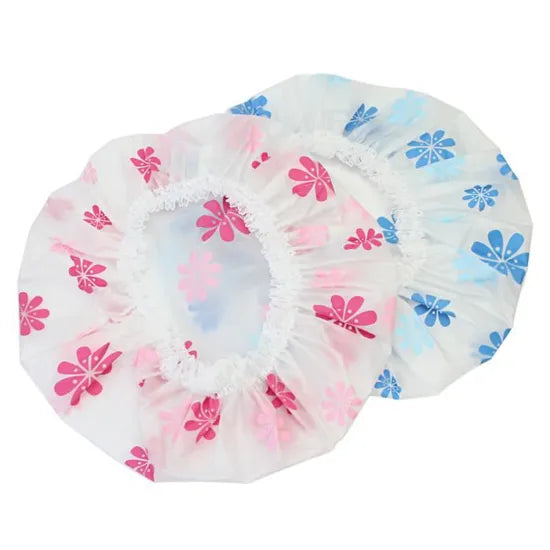 Pack de 6 Gorros de Plásticos Para Ducha y Tintura Reusables