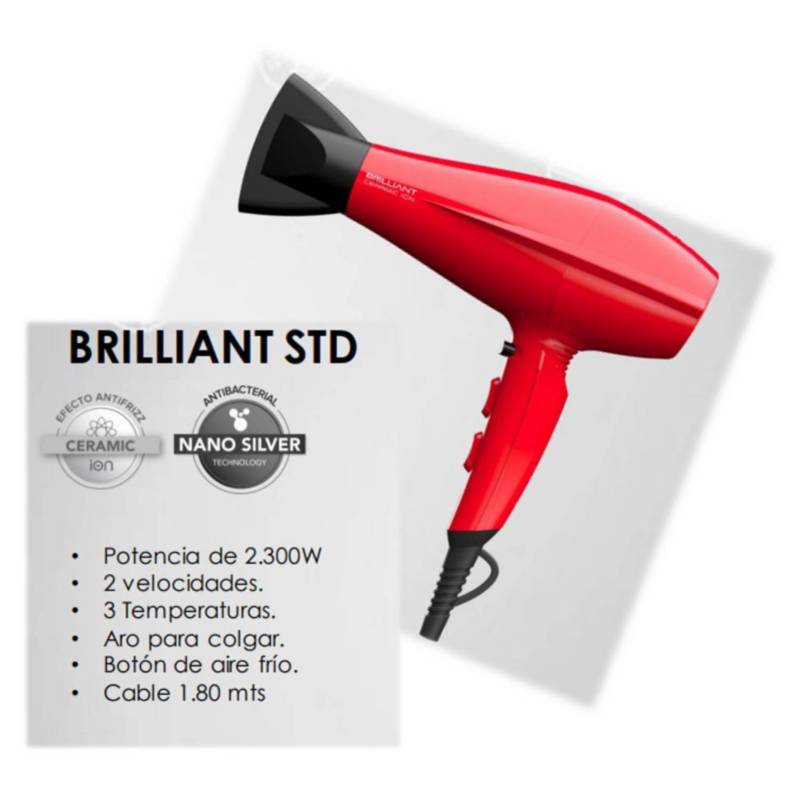 Secador De Pelo Gama Italy Brilliant Ceramic Ion
