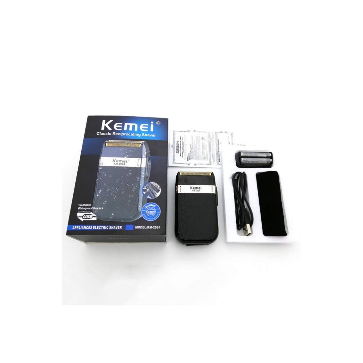 Maquina De Afeitar Rasuradora De Pelo KM 2024