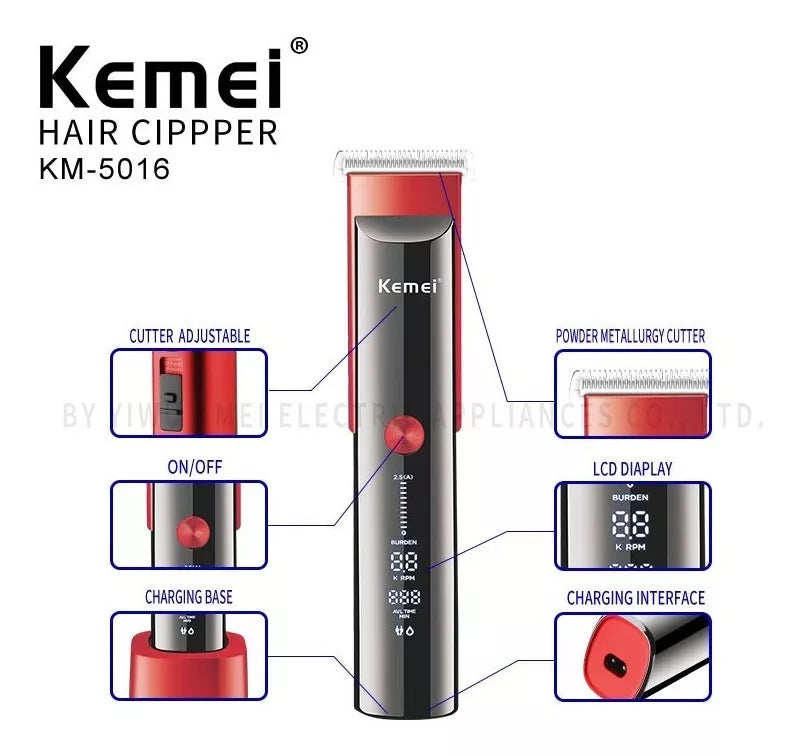 Cortadora de Cabello Kemei 5016