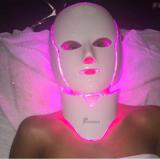 Mascara Led Con Cuello 7 Colores
