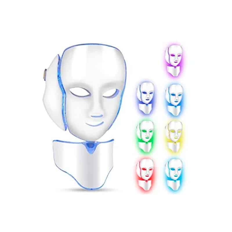 Mascara Led Con Cuello 7 Colores