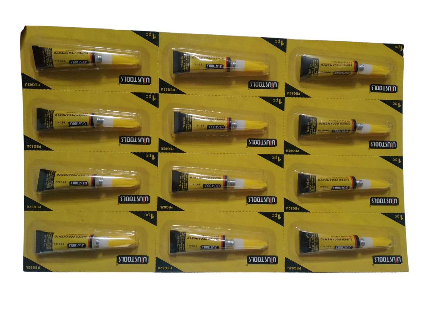 Super Pegamento Adhesivo UtusTools pack 12 unid