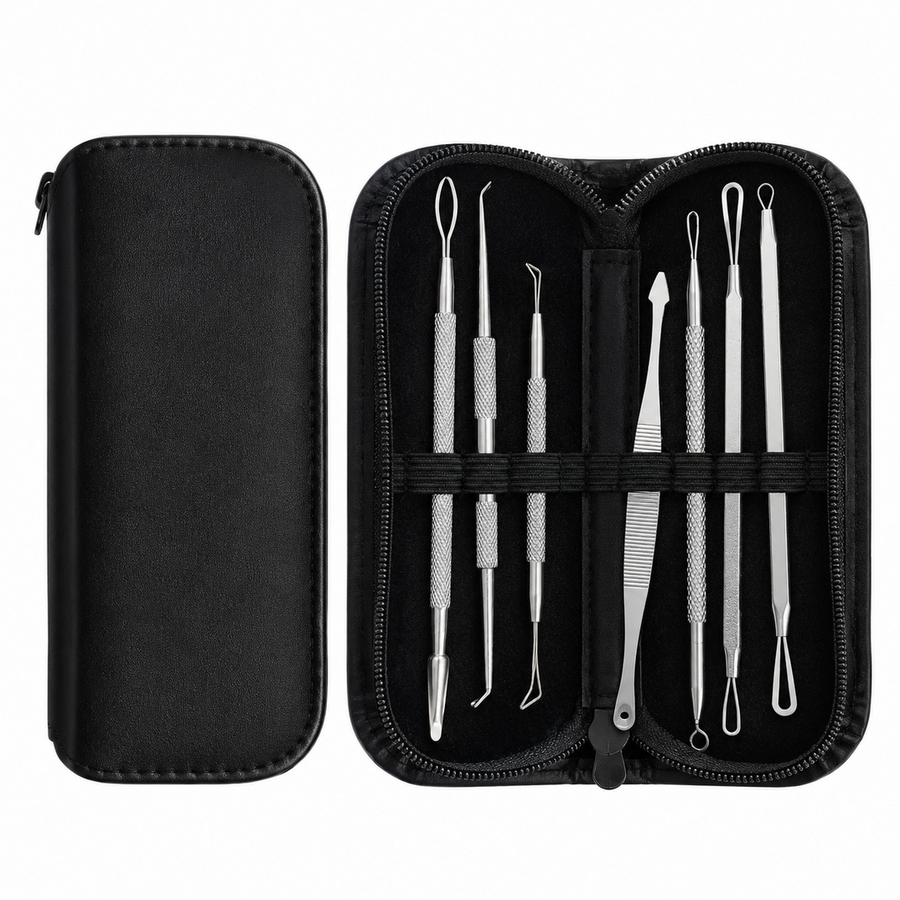 Set extractor de puntos negros 7 piezas - imagen principal