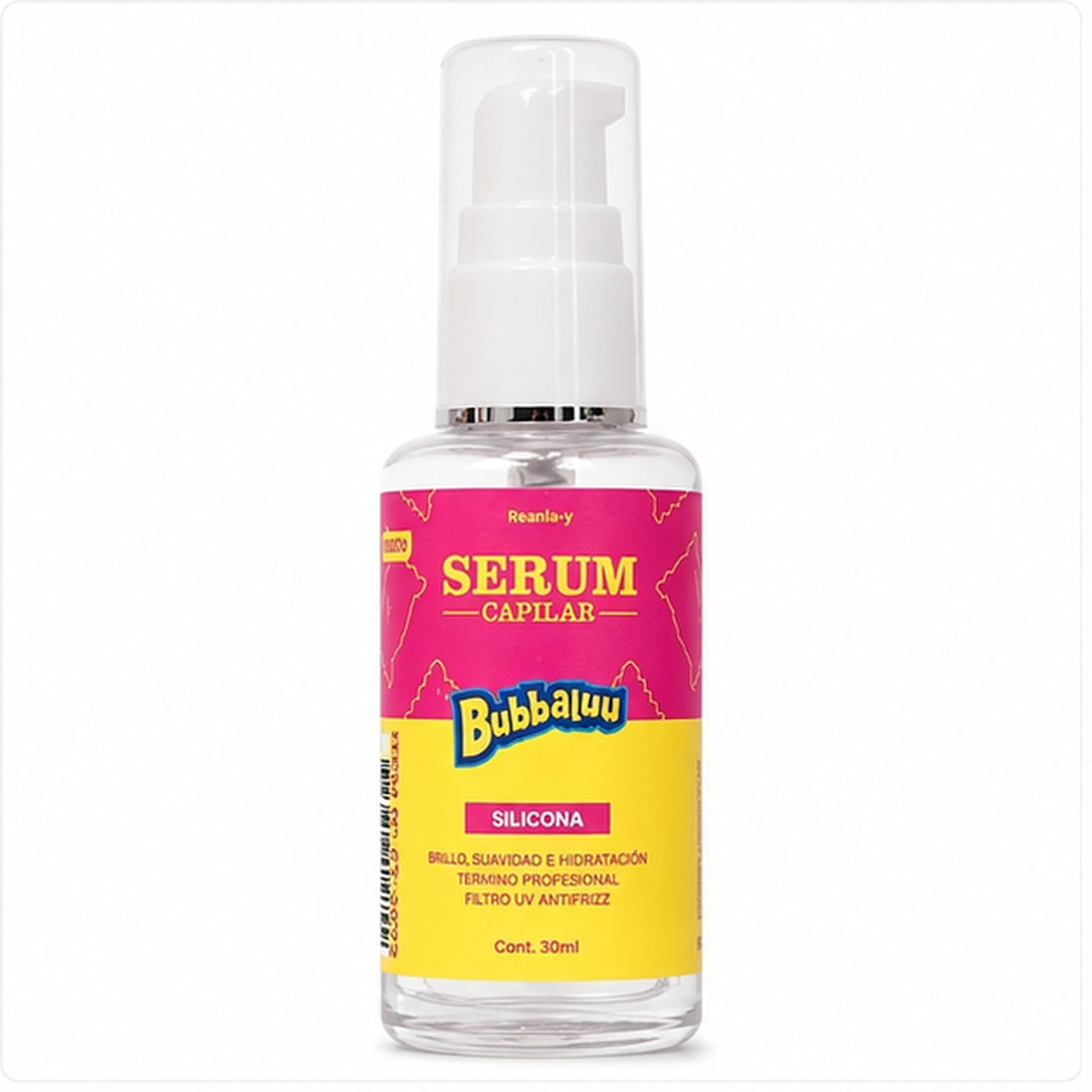 Sérum Capilar Silicona Para el Cabello Bubbaluu 30ml