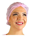 Cofia Gorro Para el Cabello Desechable Rosa 100 Unidades