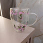 Taza Para Café o Té Doble Fondo Diseño Flores